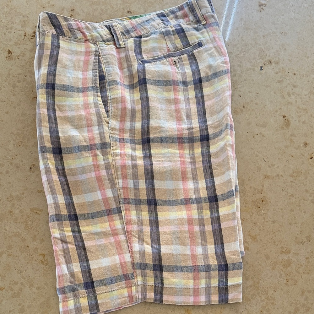 Tailor Vintage Plaid Men's Shorts in Multicolor